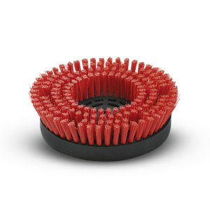 Cepillo circular, medio, rojo, 170 mm